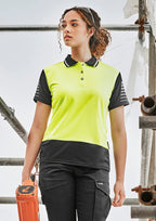 Syzmik Womens Hi Vis Zone Polo ZHL236