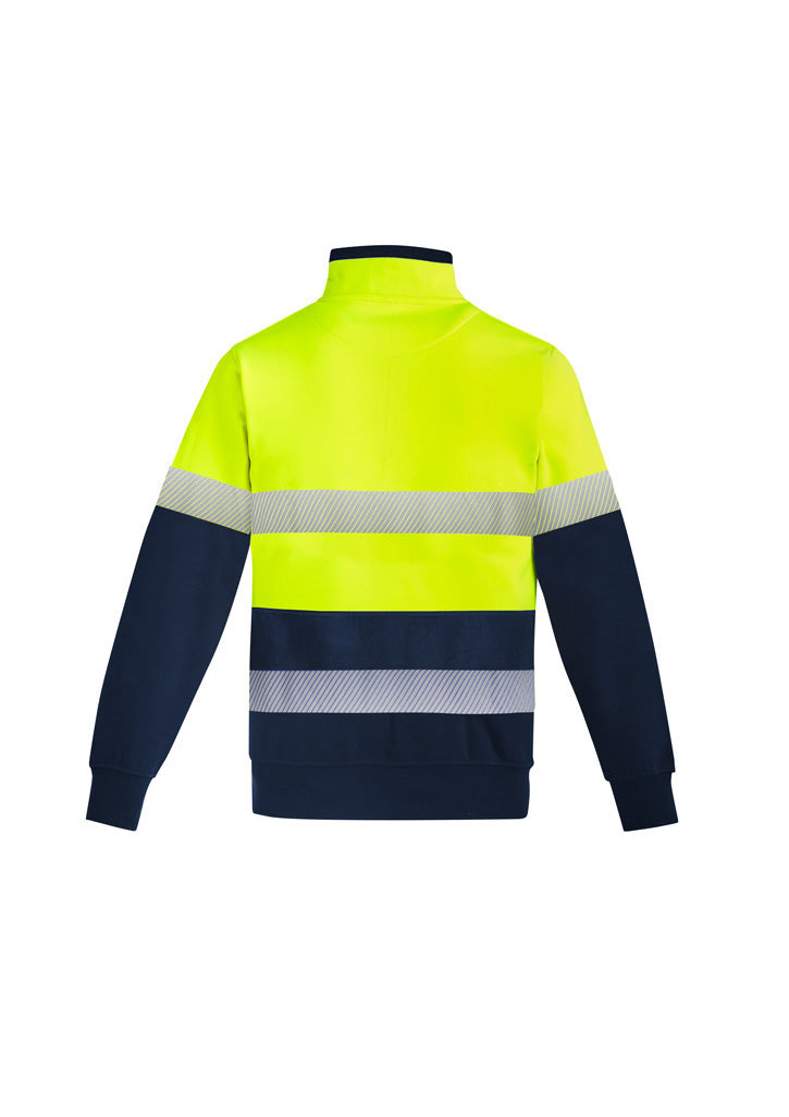 Syzmik Mens Orange Flame HRC 2 Hoop Taped 1/4 Zip Brushed Fleece ZT150