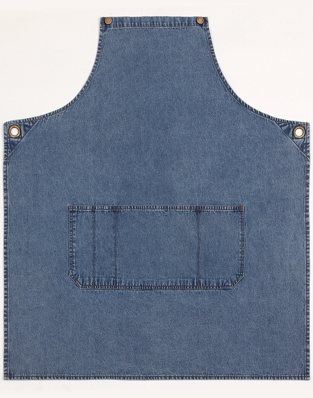 Benchmark AP09 East Village Denim Bib Apron - WEARhouse