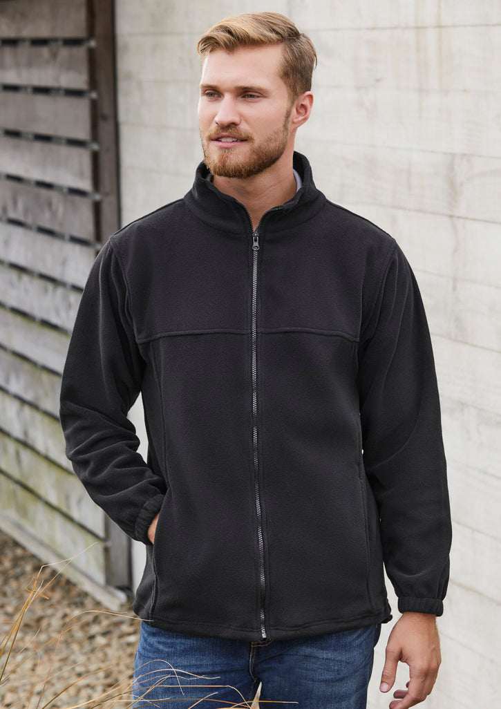 Mens Plain Micro Fleece Jacket PF630