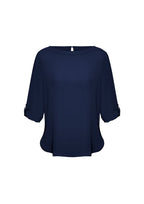 Ladies Madison Boatneck Blouse - S828LL