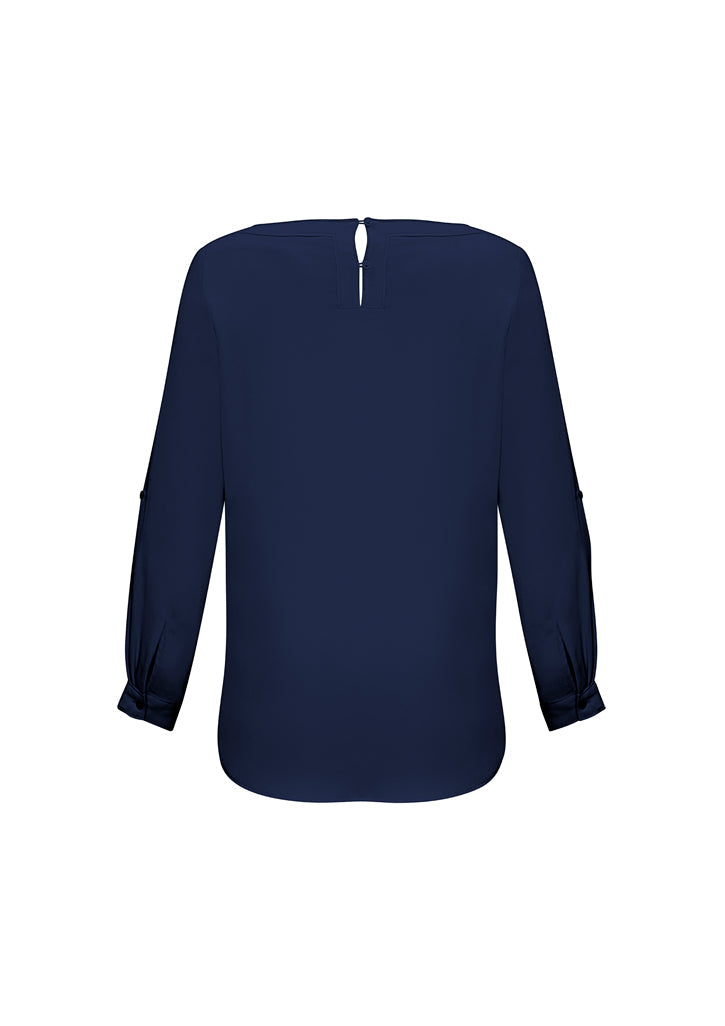 Ladies Madison Boatneck Blouse - S828LL