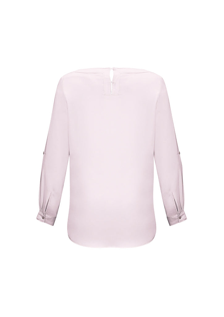 Ladies Madison Boatneck Blouse - S828LL