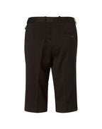 M9441 Women's Poly/Viscose Stretch Knee Length Flexi Waist Shorts