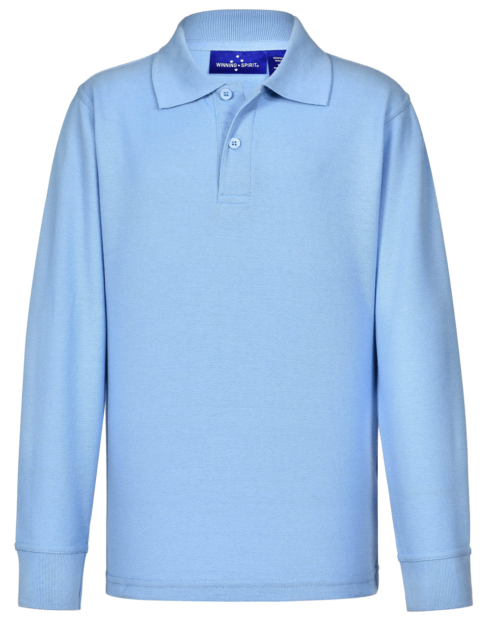 PS12K KIDS TRADITIONAL POLY/COTTON PIQUE KNIT LONG SLEEVE POLO