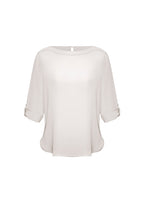 Ladies Madison Boatneck Blouse - S828LL