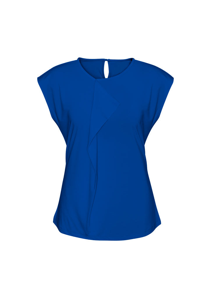 Ladies Mia Pleat Knit Top - K624LS