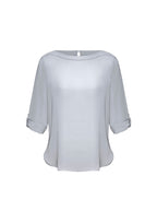 Ladies Madison Boatneck Blouse - S828LL