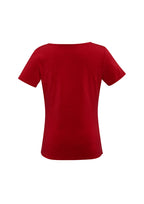 Ladies Ava Drape Knit Top - K625LS
