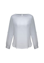 Ladies Madison Boatneck Blouse - S828LL