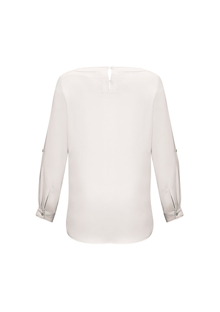 Ladies Madison Boatneck Blouse - S828LL