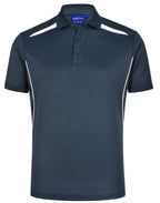 PS93 MENS SUSTAINABLE POLY/COTTON CONTRAST SS POLO