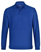 PS12 Unisex Traditional Poly/Cotton Pique Long Sleeve Polo