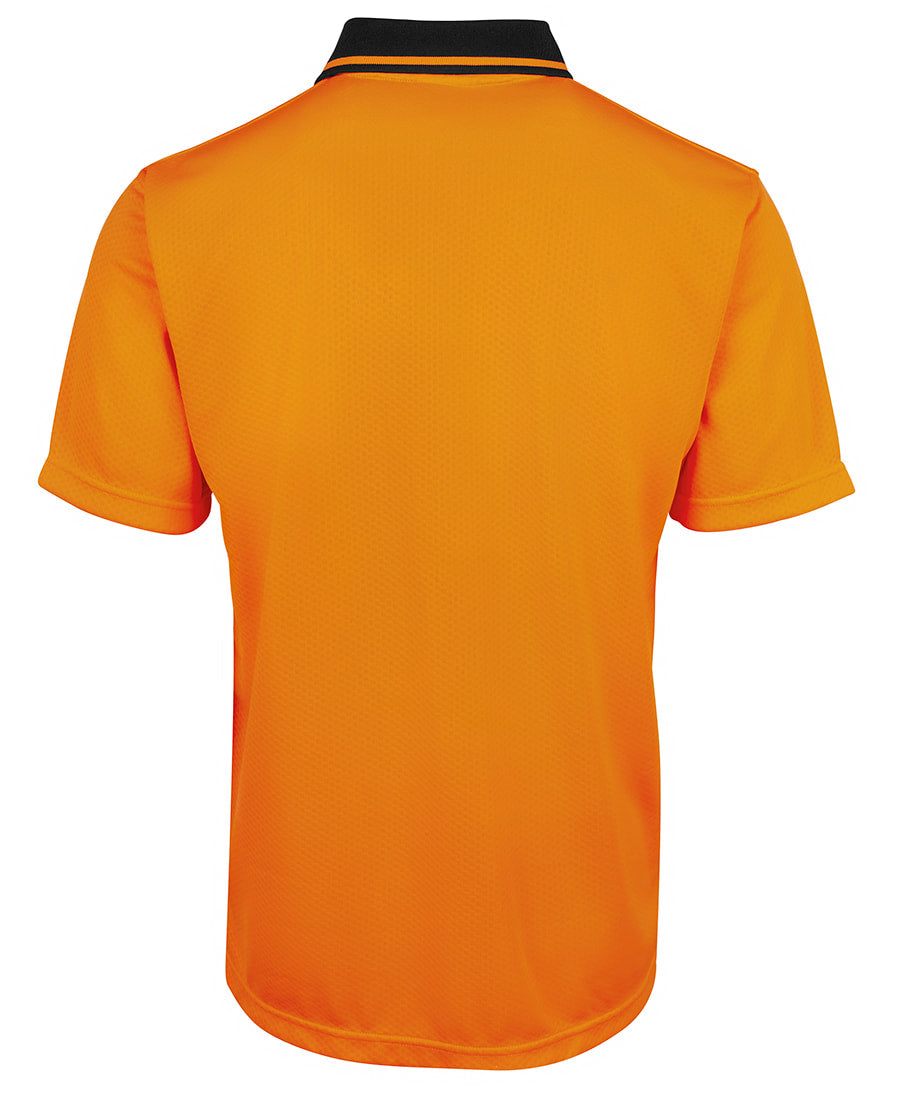 JB's Wear Hi Vis Jacquard Non Cuff Polo 6HJNC