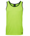 JB's Wear Hi Vis Contrast Singlet 6HCS4