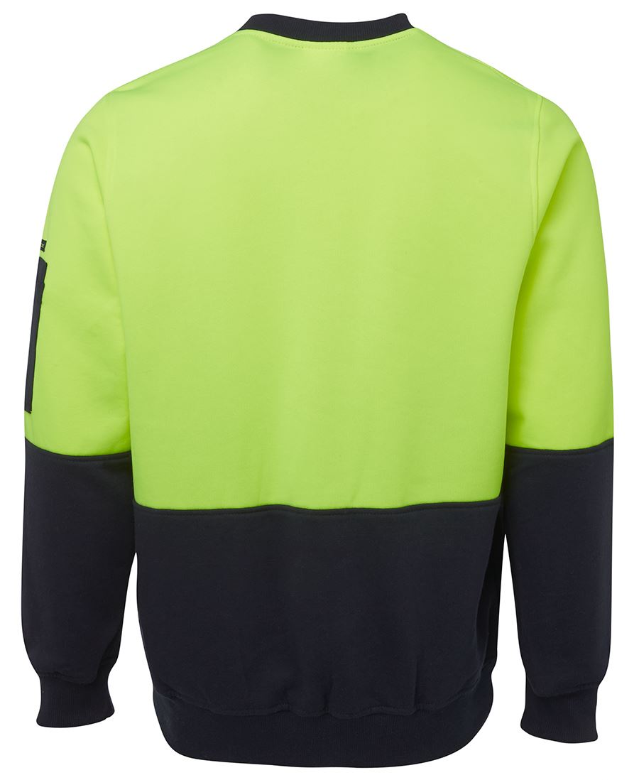 JB's Wear Hi Vis Fleecy Crew 6HVCN
