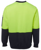 JB's Wear Hi Vis Fleecy Crew 6HVCN