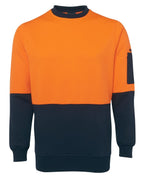 JB's Wear Hi Vis Fleecy Crew 6HVCN