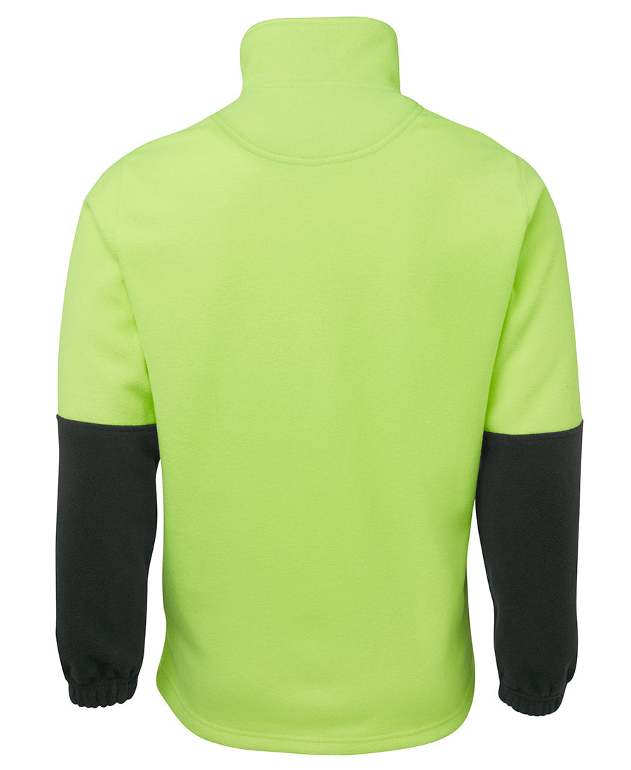 JB's Wear Hi Vis 1/2 Zip Polar Fleece 6HVPF