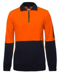 JB's Wear Hi Vis 330G 1/2 Zip Fleece 6HVPZ
