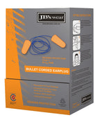 JB's Wear BULLET SHAPED CORDED EARPLUG (100 PAIR) 8P001
