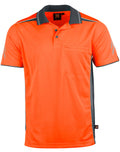 AIW PS210 UNISEX COOLDRY® VENTED HI-VIS POLO