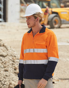 AIW SW48 HI-VIS TWO TONE COTTON FLEECE SWEAT