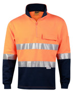 AIW SW48 HI-VIS TWO TONE COTTON FLEECE SWEAT