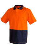 AIW SW35 Cotton Jersey Two Tone Safety Polo