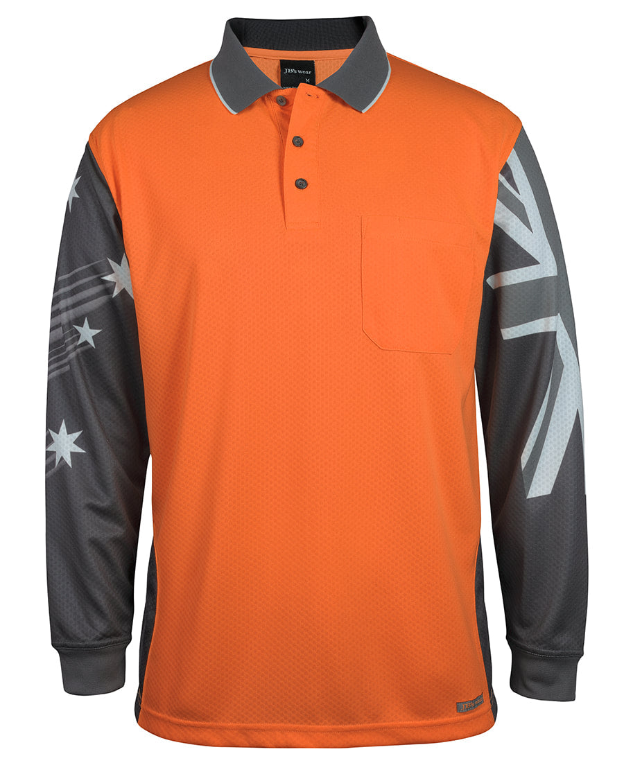 JB's Wear L/S SOUTHERN CROSS POLO 6HSCL