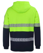JB's Wear HI VIS 1/2 ZIP SEGMENTED TAPE HOODIE 6HZSH