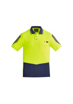 Syzmik Mens Hi Vis Flux Short sleeve Polo ZH315