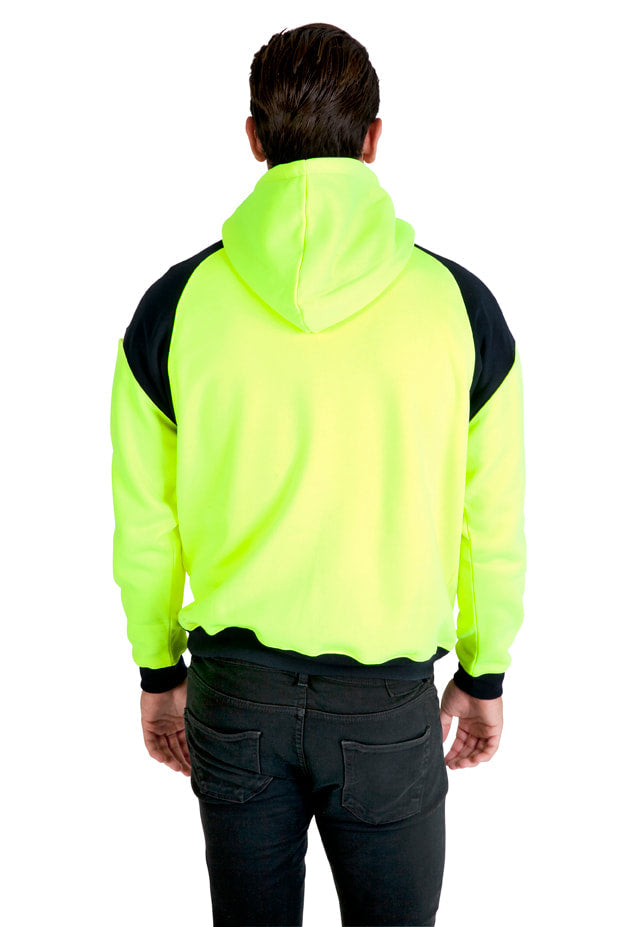 RAMO Men Shoulder Contrast Panel Hoodie F303HPW