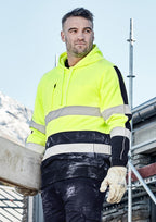 Syzmik Unisex Hi Vis Stretch Taped Hoodie ZT483