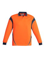 Syzmik Mens Hi Vis Aztec Polo - Long Sleeve ZH249