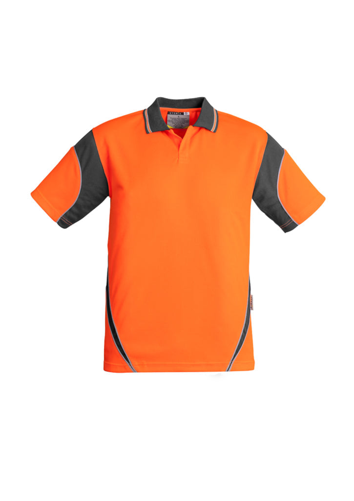 Syzmik Mens Hi Vis Aztec Polo - Short Sleeve ZH248