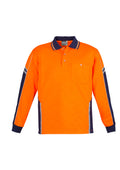 Syzmik Mens Hi Vis Squad L/S Polo ZH238