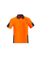 Syzmik Mens Reinforced Hi Vis Squad S/S Hi-Vis Polo ZH465