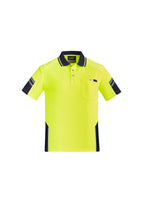 Syzmik Mens Reinforced Hi Vis Squad S/S Hi-Vis Polo ZH465