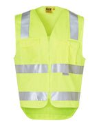 AIW SW42 Hi-Vis SAFETY VEST with ID POCKET & 3M TAPES