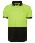 JB's Wear Hi Vis S/S Traditional Polo 6HVPS
