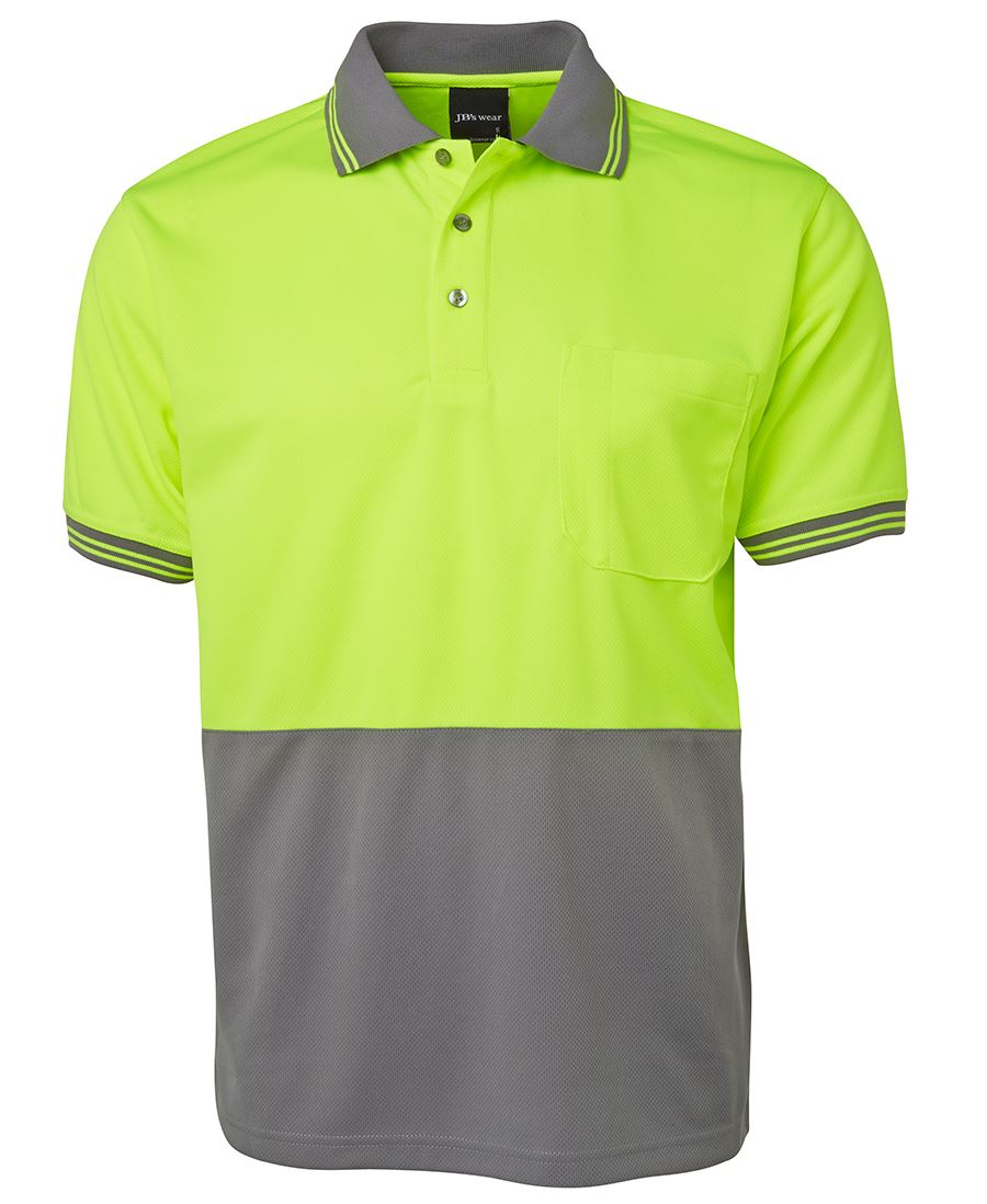 JB's Wear Hi Vis S/S Traditional Polo 6HVPS
