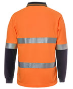 JB's Wear Hi Vis L/S (D+N) Traditional Polo 6HVSL
