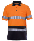 JB's Wear Hi Vis S/S (D+N) Traditional Polo 6HVST