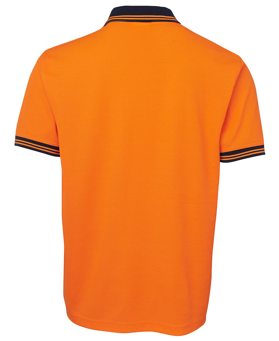 JB's Wear Hi Vis S/S Cotton Back Polo 6HPS