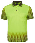 JB's Wear Hi Vis Net Sub Polo 6HVNS